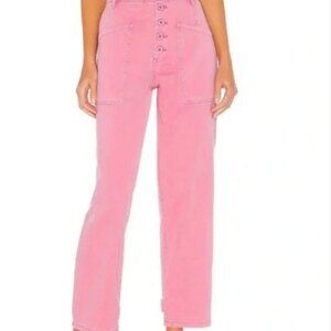 Pistola Flaming Pink High Rise Trouser Size 27